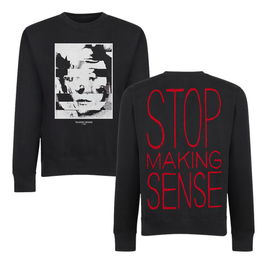Face Collage Stop Making Sense Crewneck