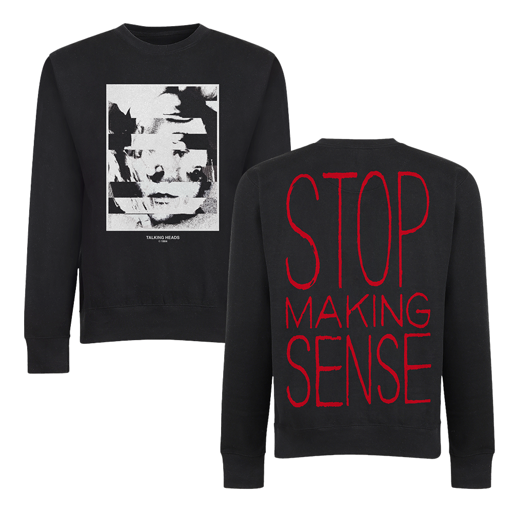 Face Collage Stop Making Sense Crewneck