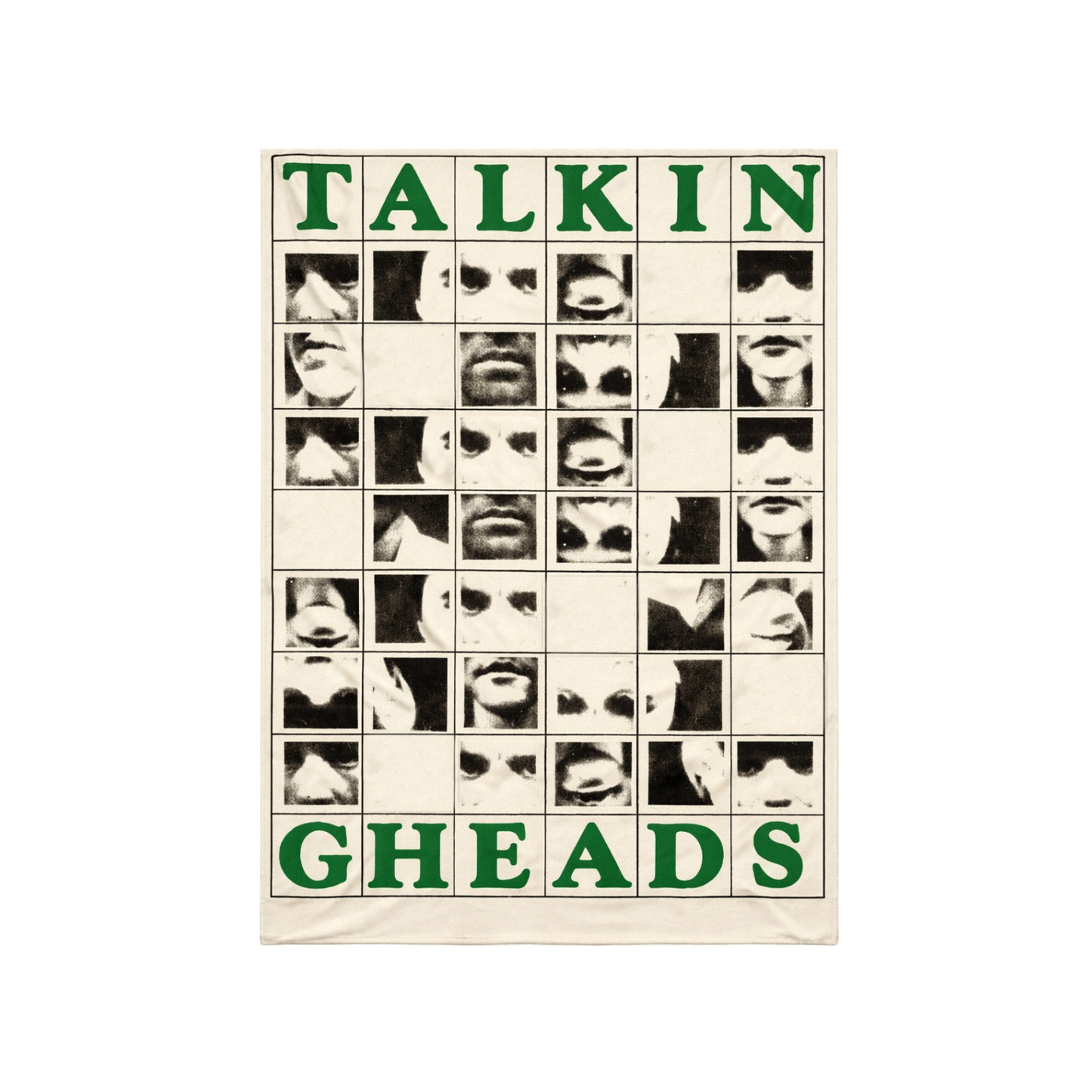 Talking Heads Faces Blanket