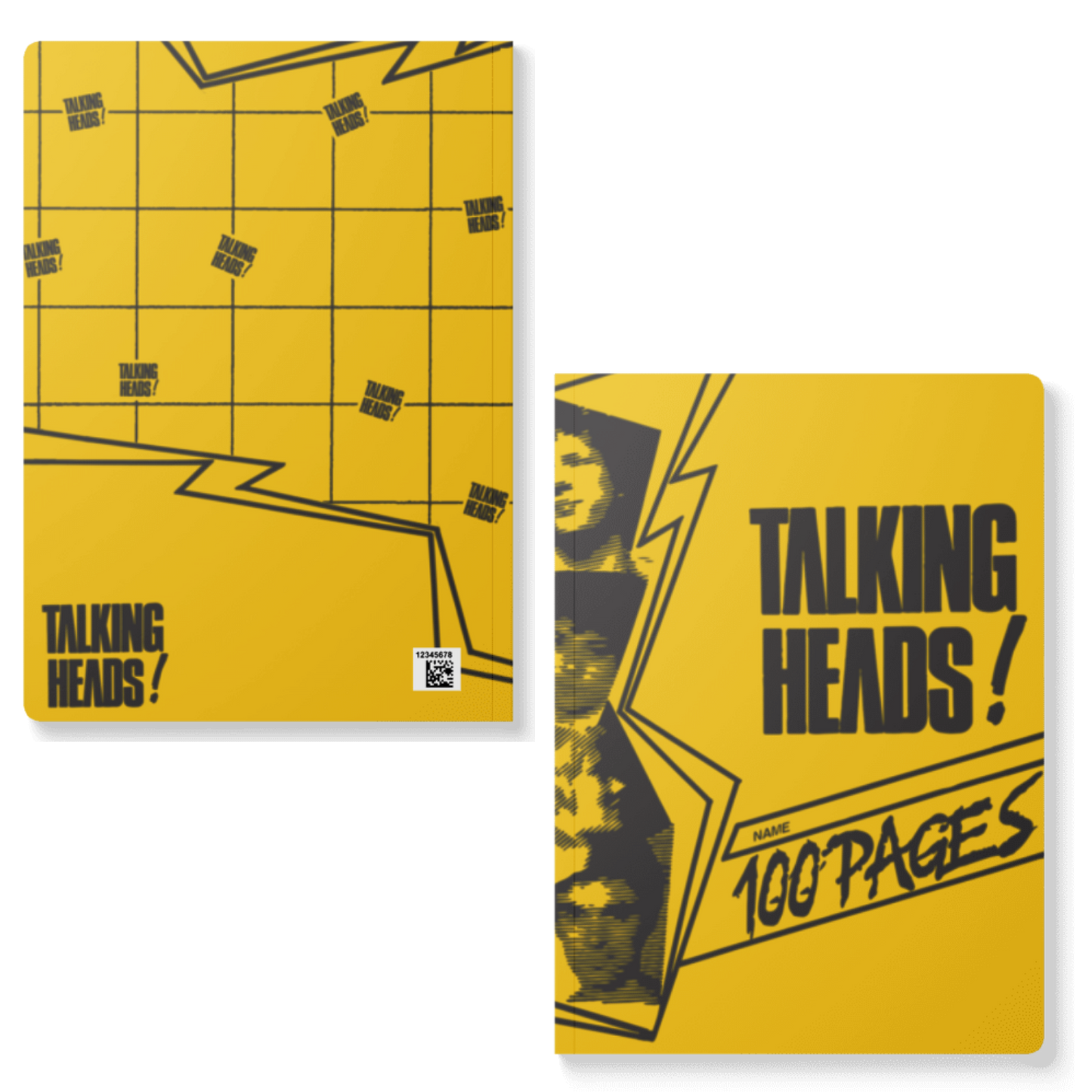 Talking Heads 100 Pages Notebook