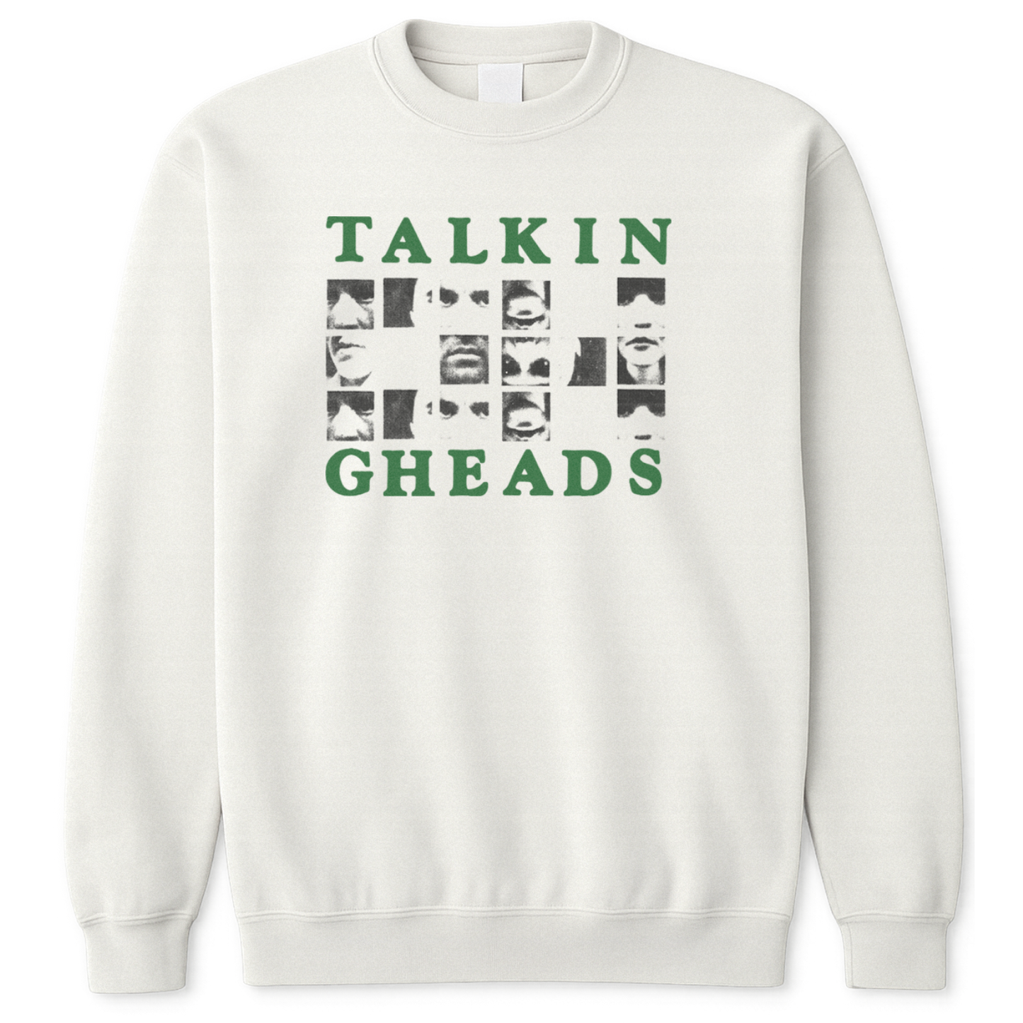 Talking Heads Faces Crewneck Sweatshirt