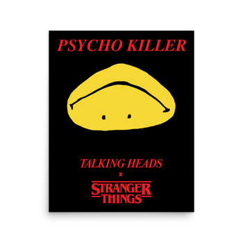 TH x Stranger Things Upside Down Smiley Poster