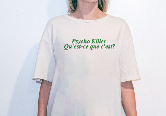 Talking Heads x Miley Psycho Killer T-Shirt
